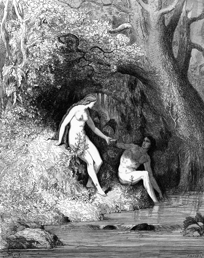 Adam and Eve by Gustave Dore